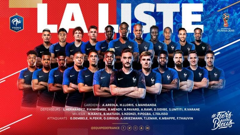 La liste des 23