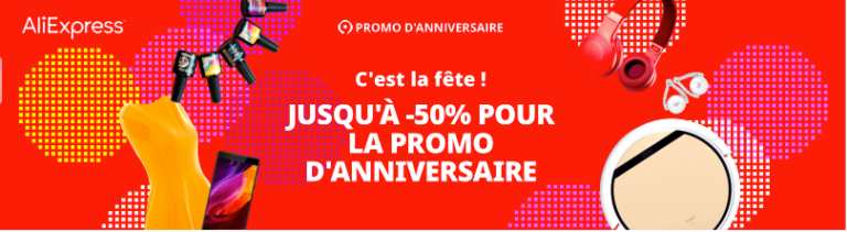 Anniversaire d’AliExpress : nouvelles promos