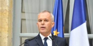 François de Rugy prononçant un discours en 2018