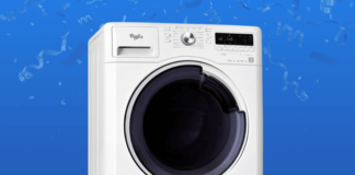 Un lave-linge hublot Whirlpool vendu chez C discount lors des French Days