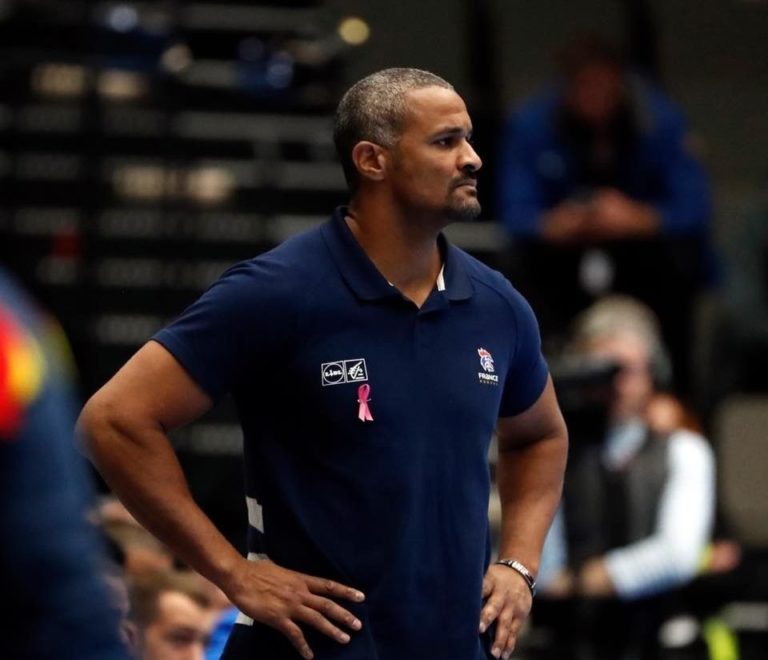 Didier Dinart, le selectionneur de l'équipe de France de Handball.