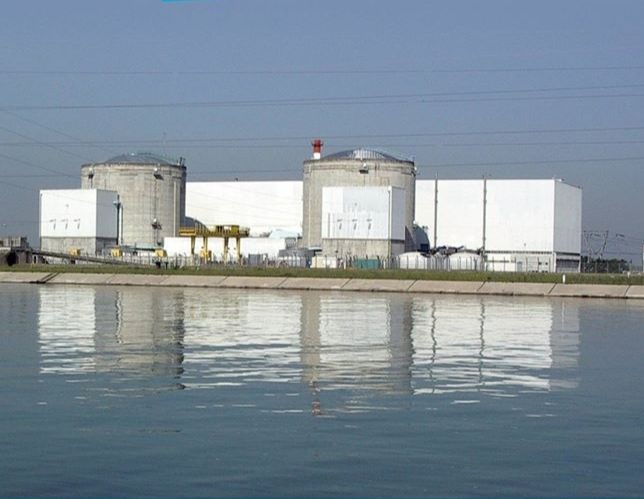 La centrale nucléaire de Fessenheim.