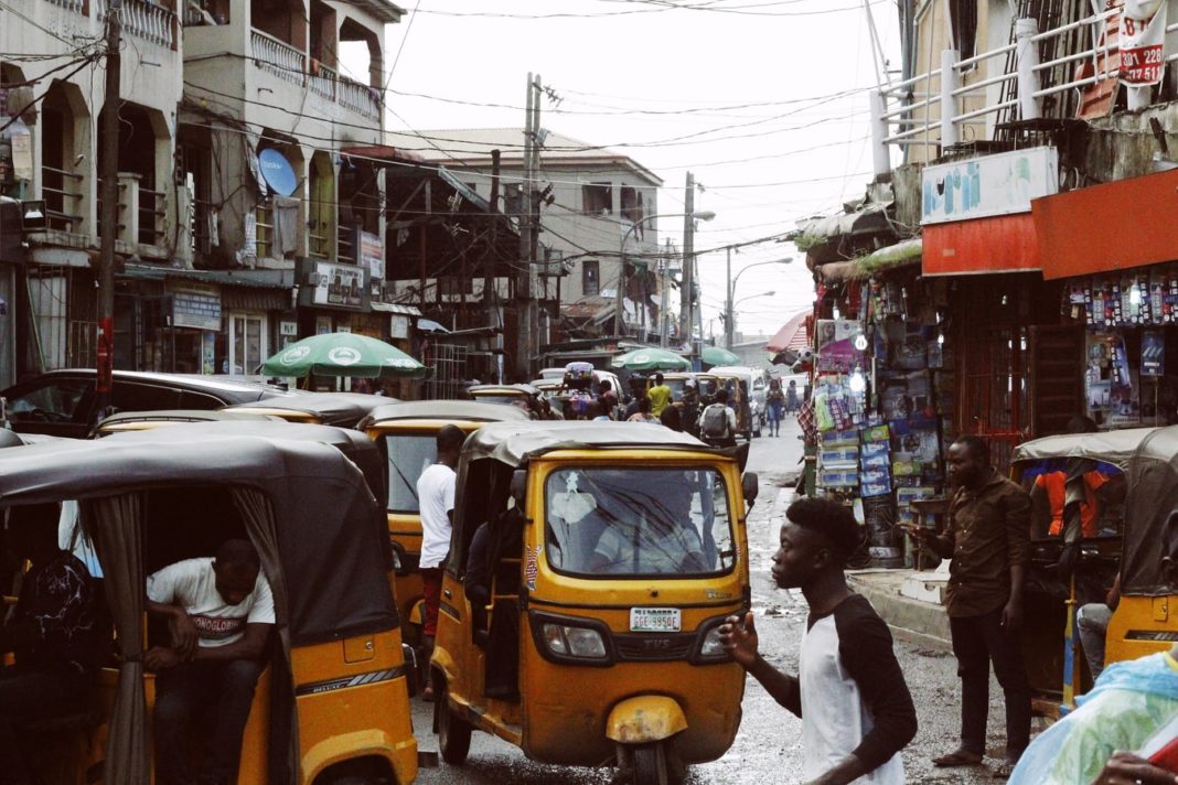 Un quartier populaire de Lagos au Nigeria.