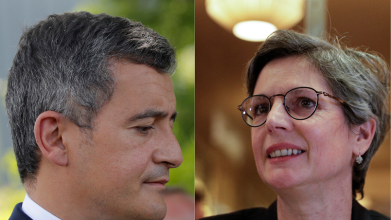 Sandrine Rousseau et Gérald Darmanin, comme dans la cour de récré