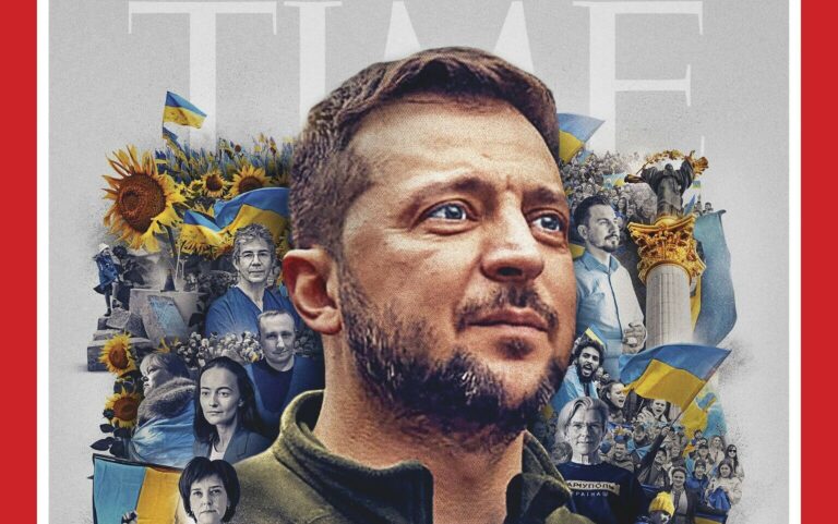 Volodymyr Zelensky, personnalité de l’année du magazine Time