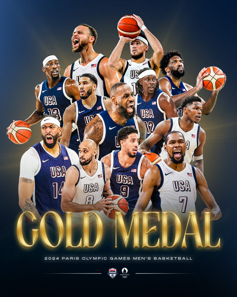 Basket : la team USA réalise un cinq à la suite aux JO de Paris