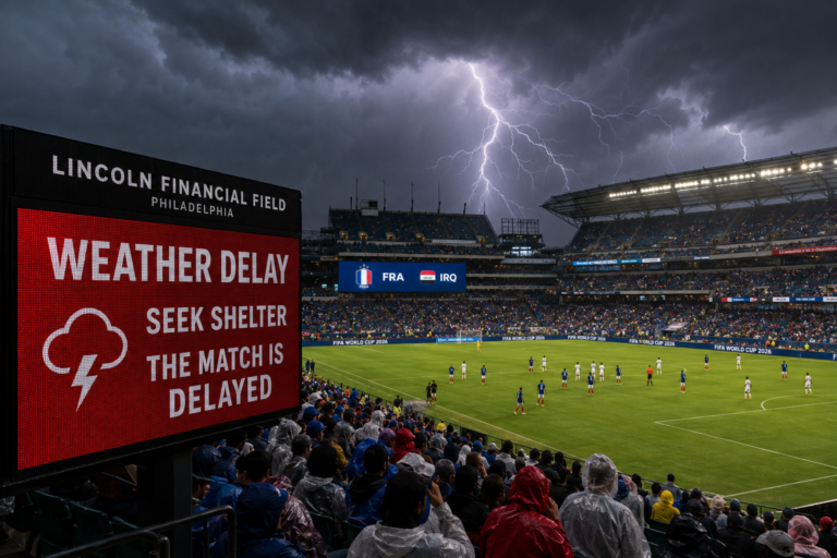 France-Irak : un simple orage pourrait bouleverser le match des Bleus